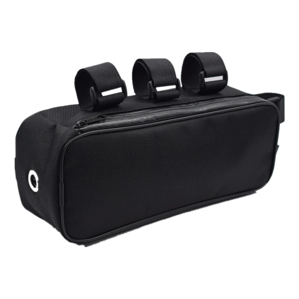 Bicycle Beam Bag Battery Controller Hanging Fixed Tube Frame Cycling Bike Bag Li-ion Storage Bag Waterproof 29X11X8cm