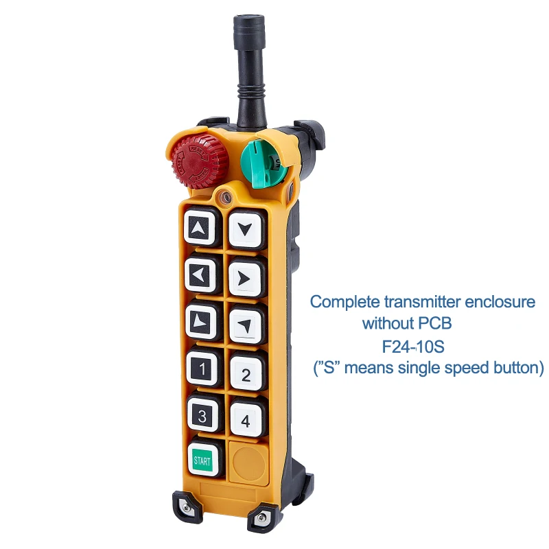 Telecontrol F24-12D F24-12S 10 single dual keys remote control transmitter emitter complete enclosure box for replace repaire