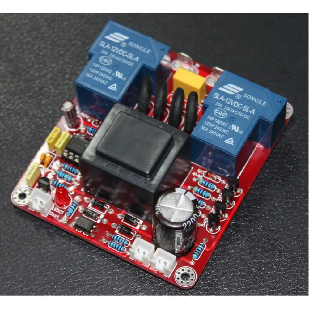 2000W 110V 220V Power Amplifier Delay Soft Start Temperature Protection Board