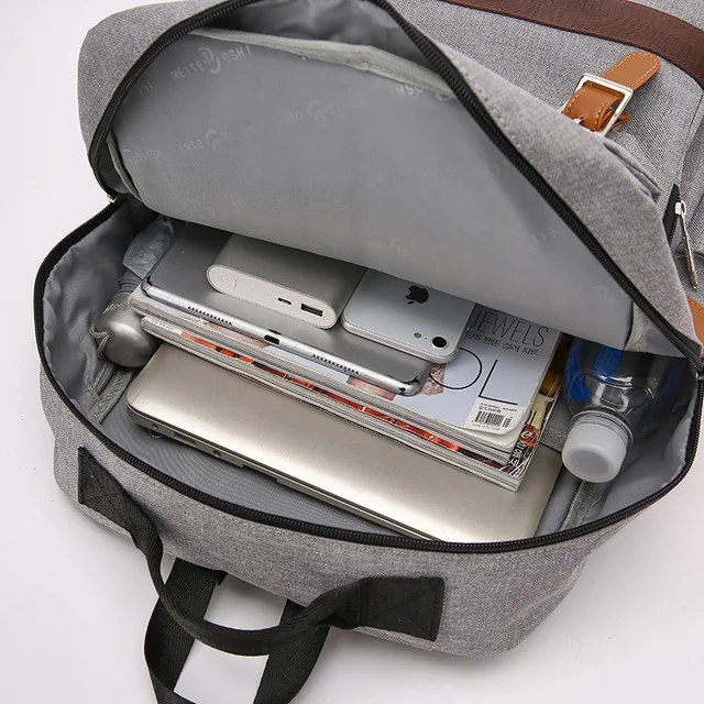 Imagem -05 - Polegada com Interface Usb Computador Notebook Laptop Bolsas Mochila de Nylon Escola Case Mochila para Homens Mulheres Estudante 14 15 15.6