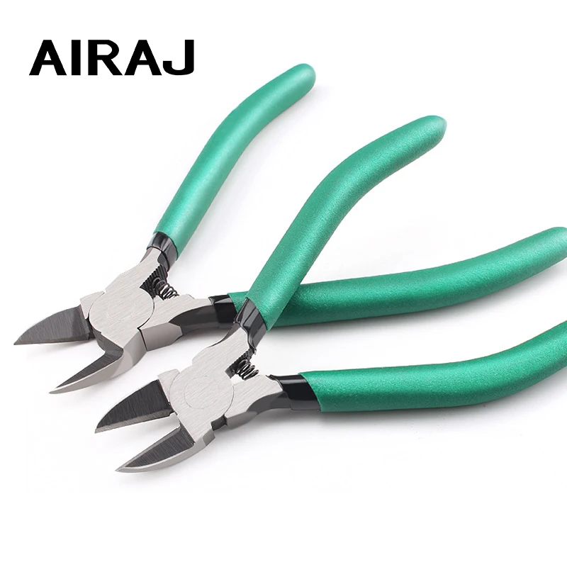 

AIRAJ 7-дюймовые Cr-V Пластиковые плоскогубцы, кусачки для ювелирных изделий, электрический кабель, режущие боковые ножницы, электрический инструмент