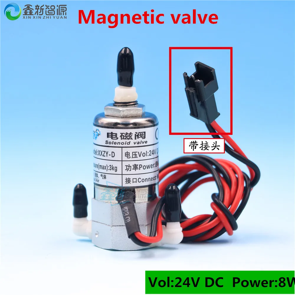 Solvent Printer Solenoid Valve  24V 8W for Wit-color Allwin Myjet UV Flatbed Printer 3Way Solenoid Valve