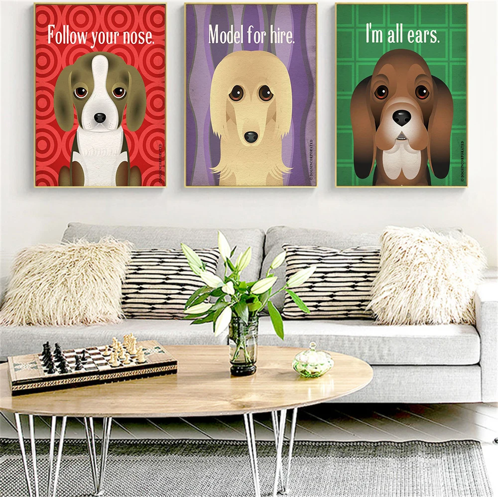 Cute Posters As good as it gets Dog Quotes and Prints Canvas Pictures for Living Room Home Deor Cuadros Deocration Salon