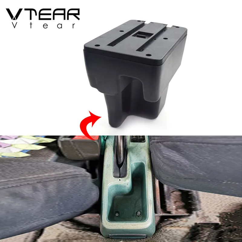 Vtear Armrest Heightening Pad USB Center Console Storage Box Car-Styling Decoration Interior Accessories For Proton Wira 2019