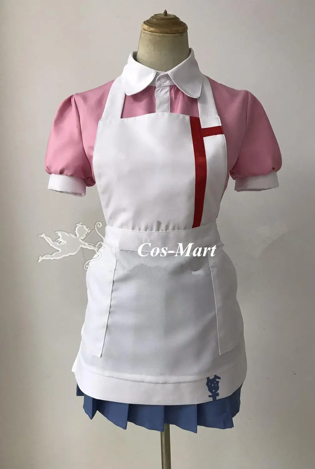 

Game DanganRonpa 2 Mikan Tsumiki Cosplay Costumes Female Fashion Cute Maid Dress Housemaid Suit Role Play Clothing Custom-Make