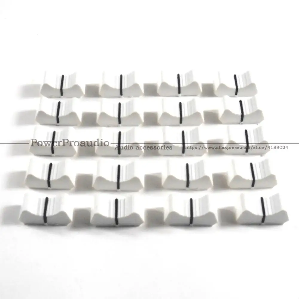 20pcs Mixer fader Slider Fader Knobs replace FOR ALLEN & HEATH XONE 1D 2D 3D 4D 32 62 464 S2 white color