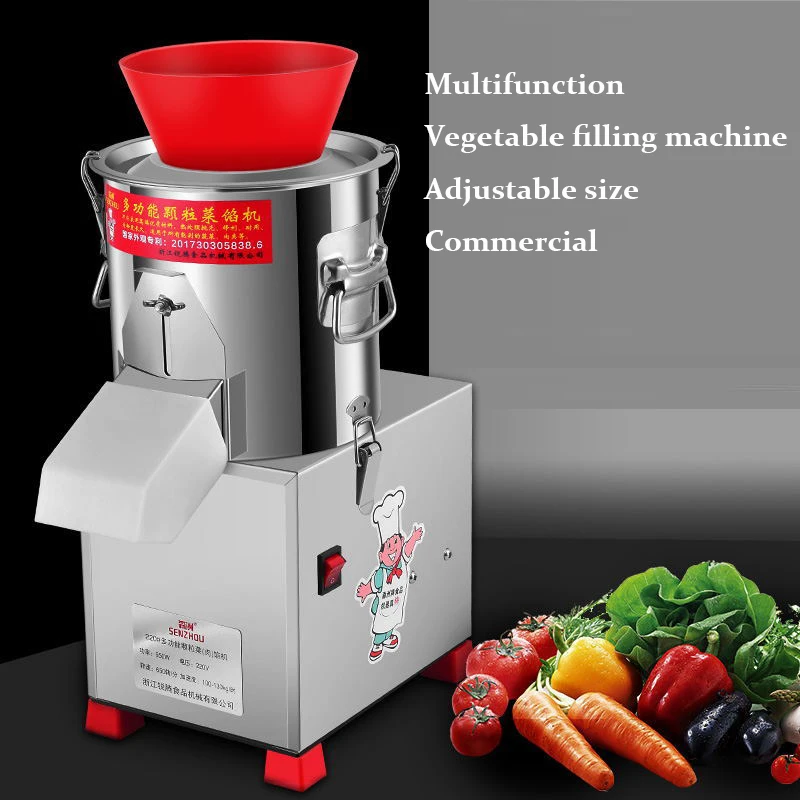 

Multifunction vegetable cutting machine electric cutter shredder dumpling Meat stuffing food Ginger cut Chopper 750W 290 type