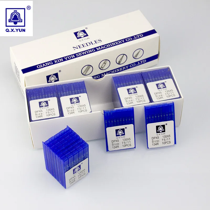 Q X YUN100pcs DPX5 DP5 135X5 9# 11# 12# 14# 16# 18# 20# 21# 22# 23# QXYUN Sewing Needles Accessory for Industrial Sewing Machine