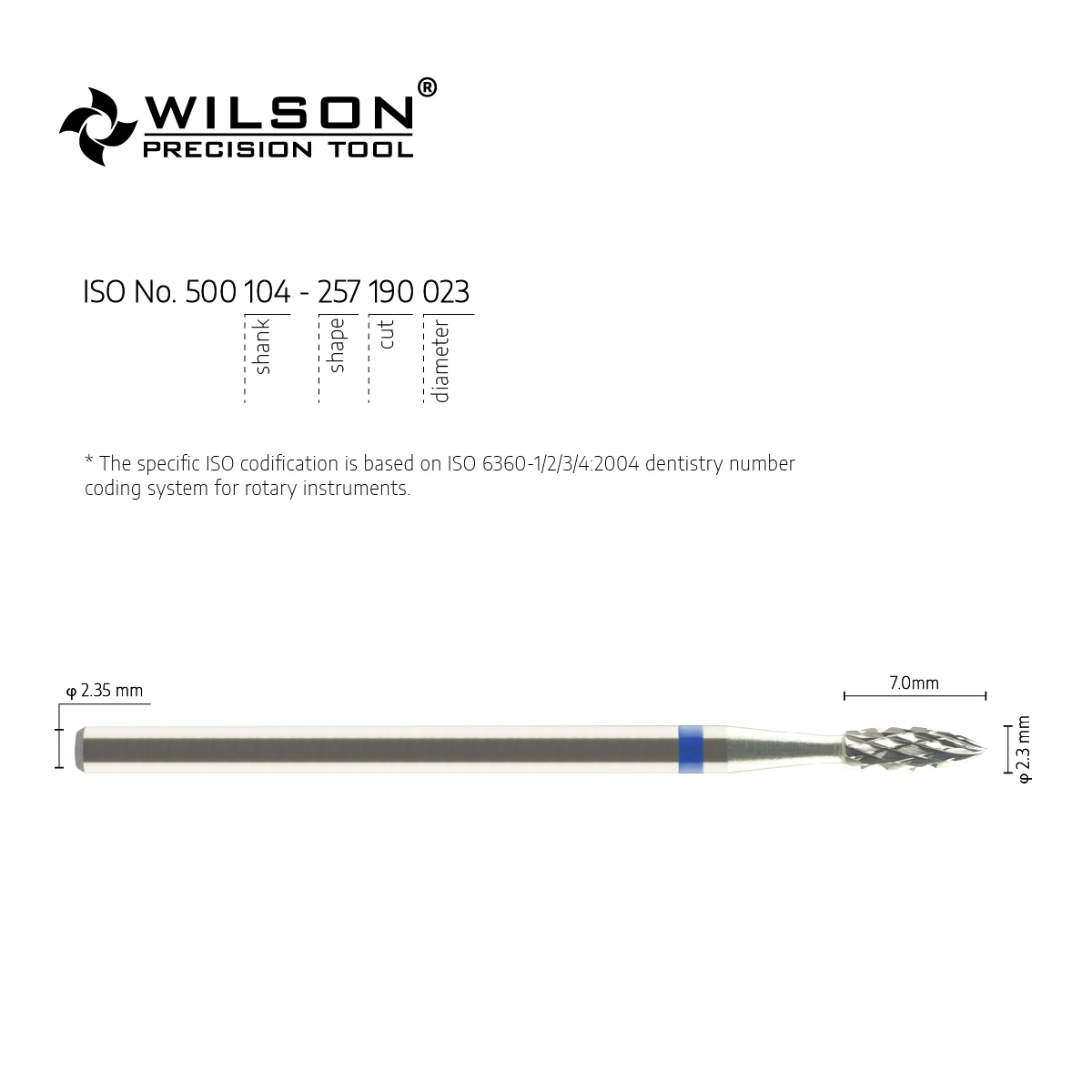 Wilsondental 5000341 Pieza De Baja Velocidad Dental Tools Tungsten Carbide Burs for Trimming Plaster/Acrylic/Metal