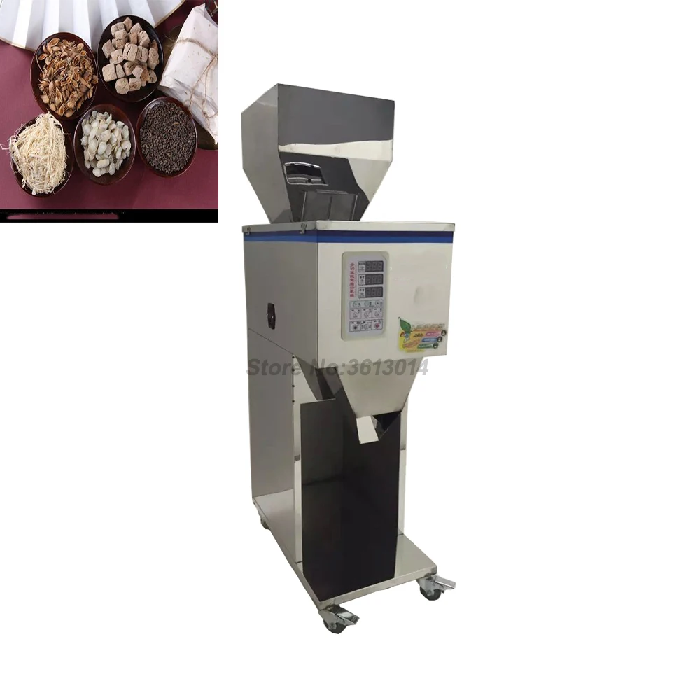 High Efficient Rice Donut Bean Bag Quantitative Weighing Packing Particle Grain Salt Seed Puff Food Filling Machine