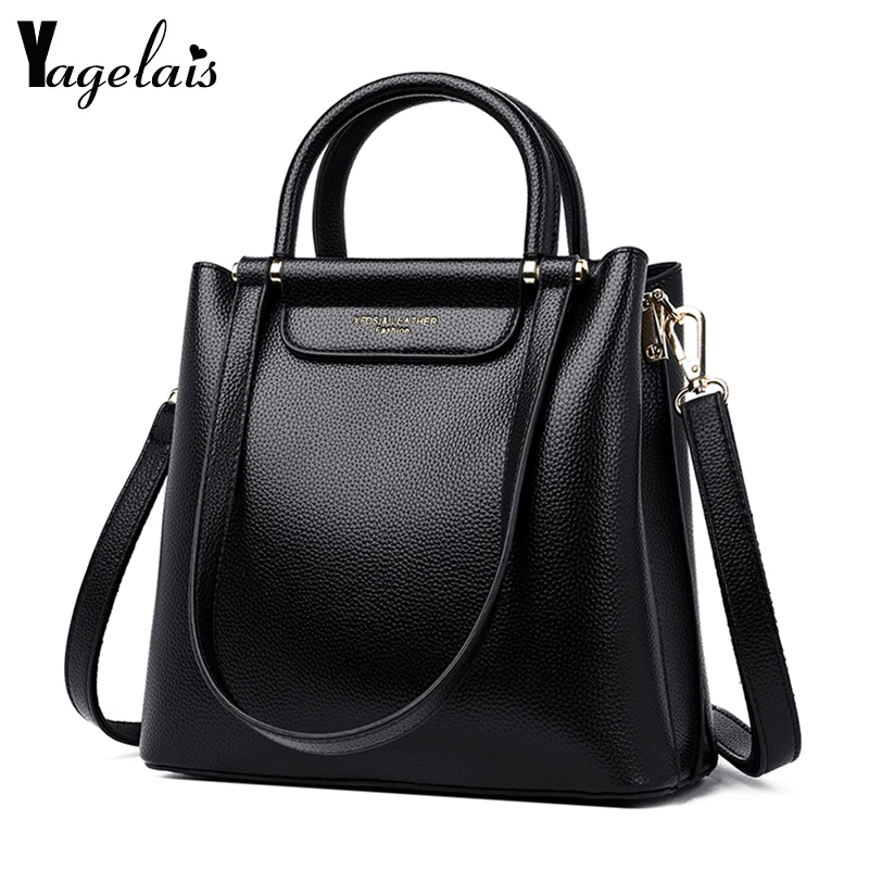 2024 Women Shoulder Bag Satchels Top-handle Fashion Lady Messenger Bags Handbags Sheepskin Leather Female Crossbody Bag