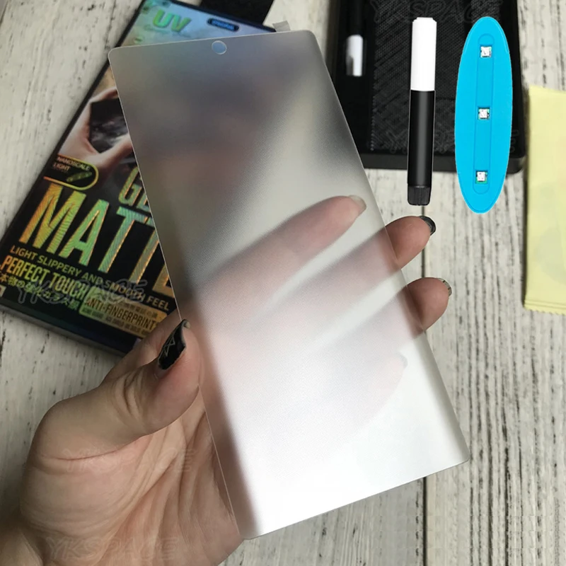 

UV Liquid Full Glue Matte Frosted 3D Tempered Glass For Huawei Mate 20 30 40 50 60 Pro Ultra Screen Protector Anti Fingerprint
