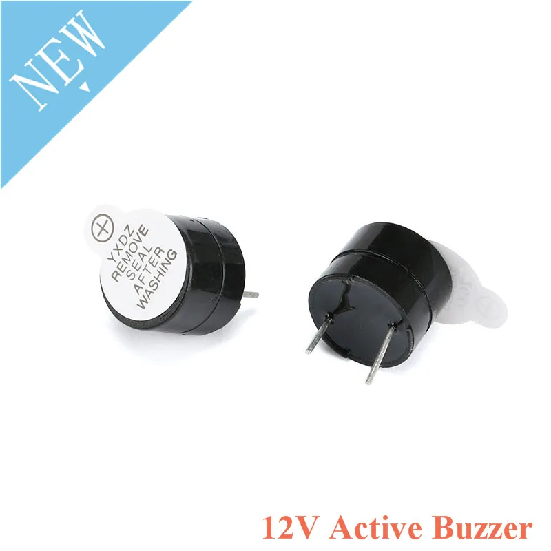 Bộ 5 12V Hoạt Động Còi Báo Động Âm Tủ Loa Điện Từ Sot Mini Hoạt Động Piezo Buzzers Từ Dài Continous Tiếng Bíp Màu