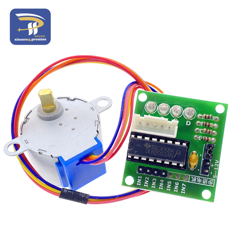 Raspberry Pi kit 1Set 28BYJ-48 5V 4-Phase Stepper Step Motor + Driver Board ULN2003 with drive Test Module Machinery Board