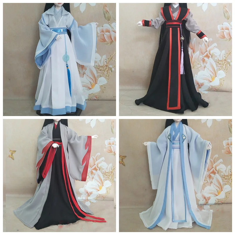 1/6 Figure Doll OB27 1/4 1/3 BJD Clothes Ancient Costume Hanfu Dress Samurai Outfit For BJD/SD ID75 Strong Uncle 80cm Doll B0272