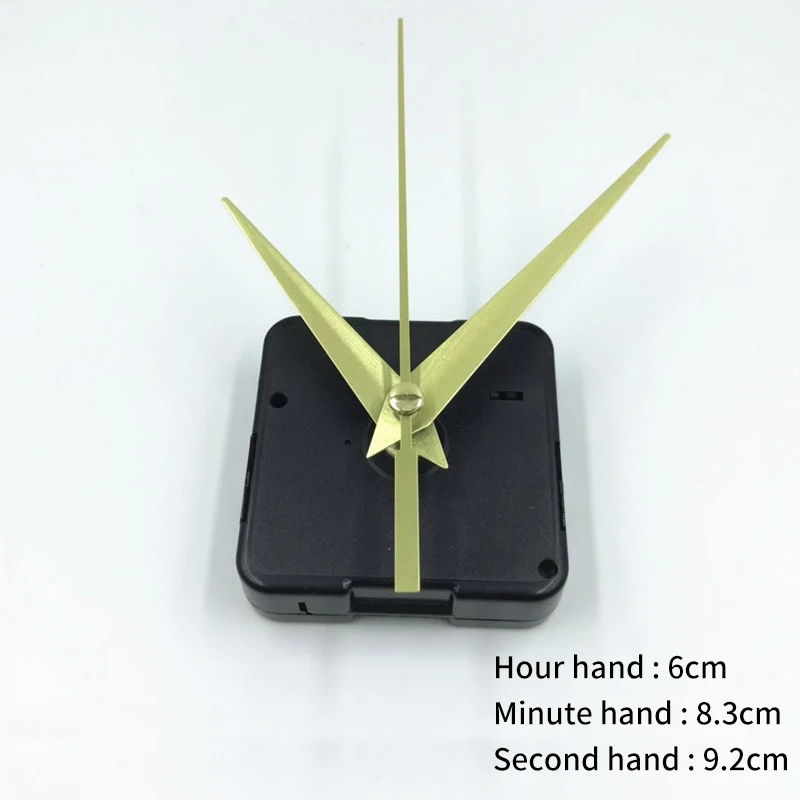 Simple DIY Gold Hands Quartz Wall Clock Movement Mechanism Replacement Part Kit Mechanism Clock Parts Wall Clock Home Decoration