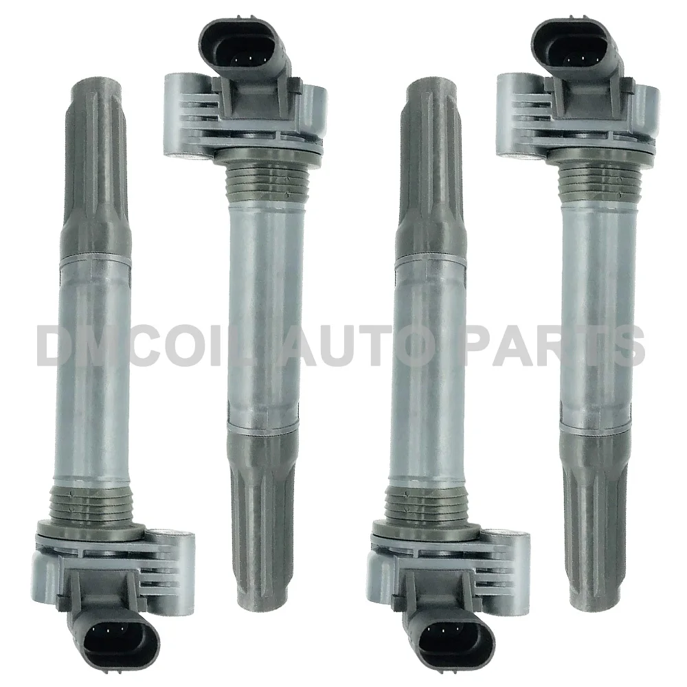 4 PCS ORIGINAL QUALITY IGNITION COIL FOR FIAT 500 500L 1.4L 1.4T TURBO (2012-) 68070492AB 68070492AC 68070492AD UF-649