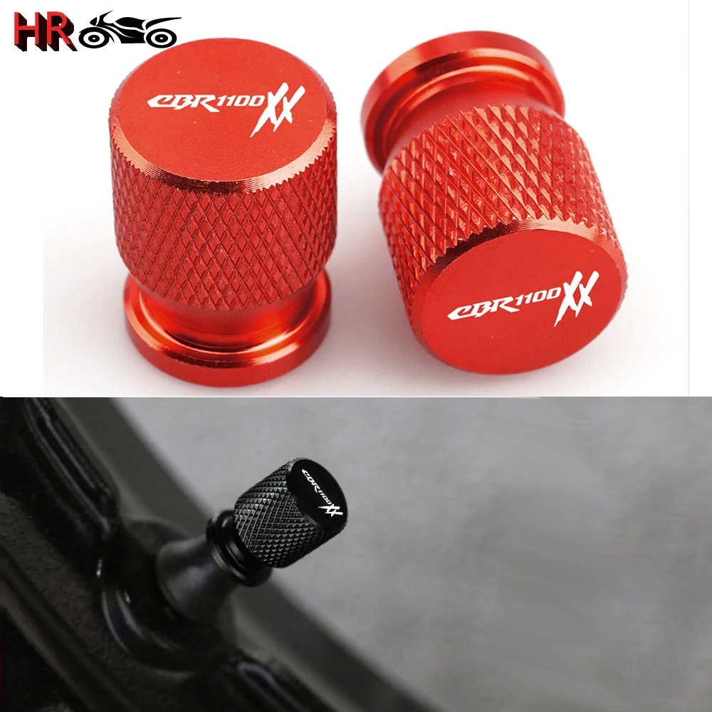 CBR1100XX motocicleta CNC accesorios de aluminio piezas de neumáticos de rueda tapas de vástago de válvula cubierta para HONDA CBR 1100XX CBR 1100 XX 1997-2007