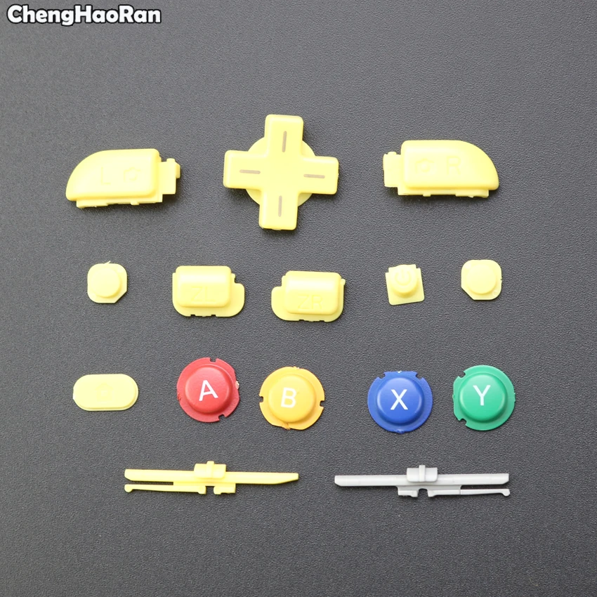 ChengHaoRan สำหรับ New3DSLL ปุ่มใหม่3Dsxl 3Dsll Full A B X Y และ L R ZL ZL zr บ้านปุ่มใหม่3DS XL LL 4สี