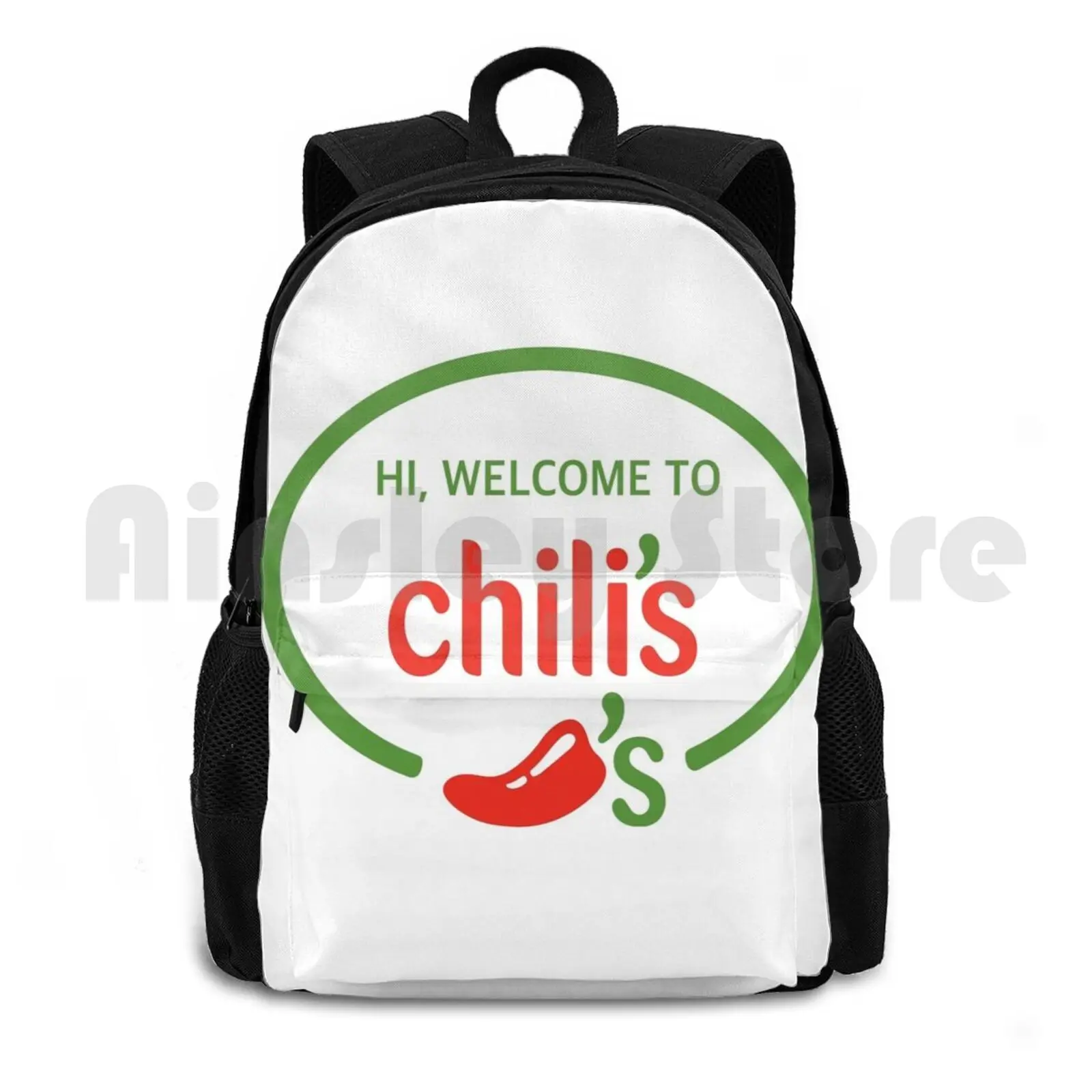

Hi Welcome To Chili's Vine Outdoor Hiking Backpack Riding Climbing Sports Bag Vine Meme Funny Adam Perkins Humor Chilis Hi