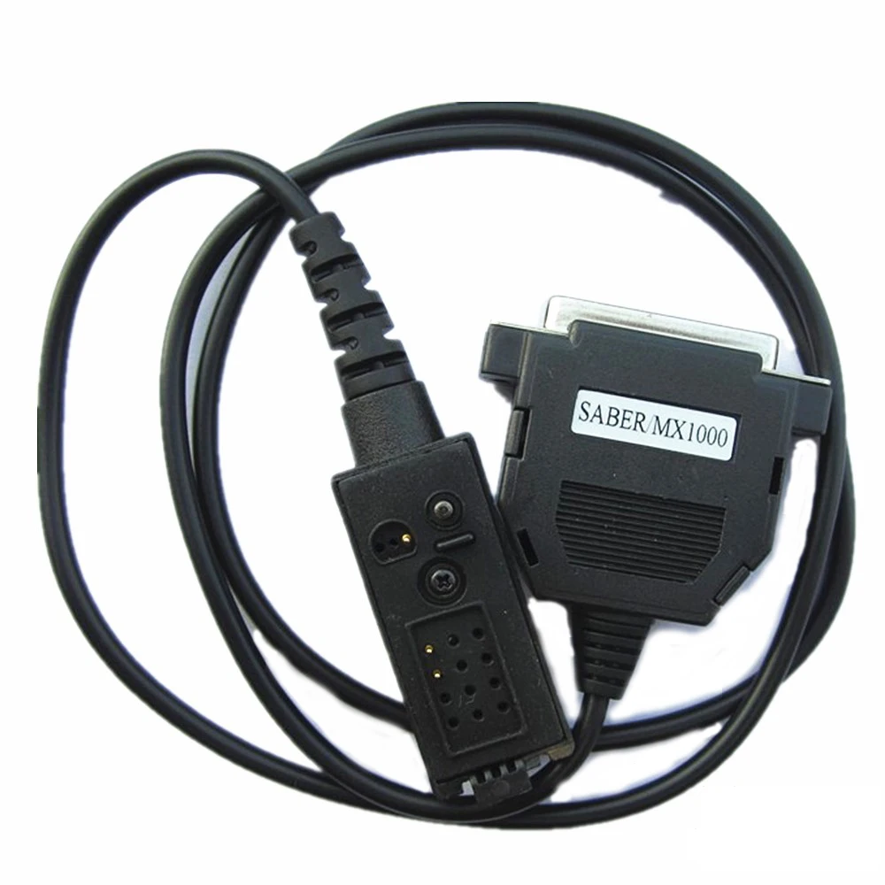 25 pin Connector RIB Box Transfer Com Port USB Programming Cable Cord For Motorola Saber MX1000 MX2000 Two Way Radio Accessories