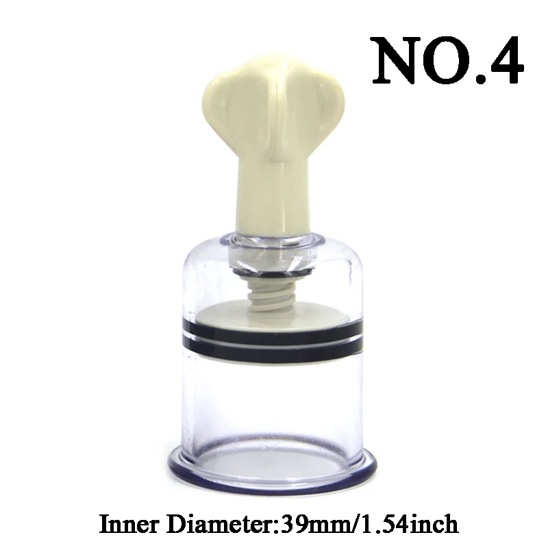 6 Sizes Breast Nipple Sucker Sexy Breast Massage Clip Enhancement Vacuum Pump Sucker Breast Enlarger Vibrating Sex Adults Toys