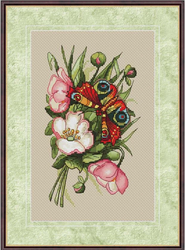 ZZ1691 DIY Homefun Cross Stitch Kit Packages Counted Cross-Stitching Kits New Pattern NOT PRINTED Cross stich Painting Set