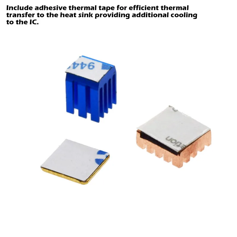 Raspberry Pi Heatsink Cooler, Circuit Board Cooling Kit, Fin for Cooling Cooler Raspberry Pi 3, Pi 2, Pi Model B+