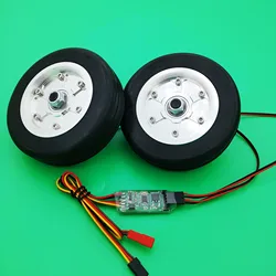 Ruota freno elettrica per aereo rc turbina jet 102 115MM albero 8mm accessori per ingranaggi