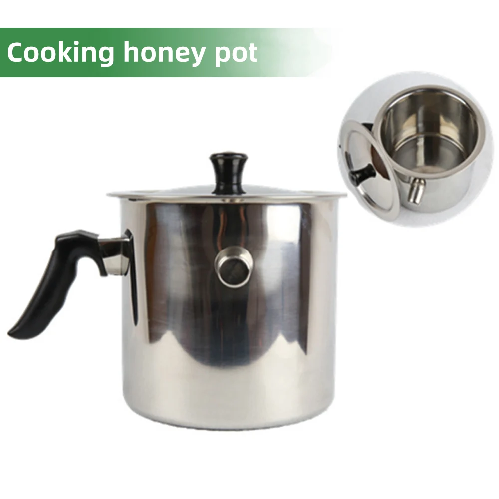 Bee Wax Melting Pot Stainless Steel Cooking Honey Pot Beeswax Melting Tank Beekeeper Equipments Beekeeping Tools