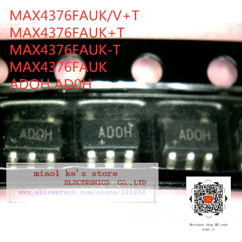 [ 10pcs ]100%New original: MAX4376FAUK/V+T MAX4376FAUK+T MAX4376FAUK-T MAX4376FAUK ADOH AD0H - IC CURR SENSE 1 CIRCUIT SOT23-5