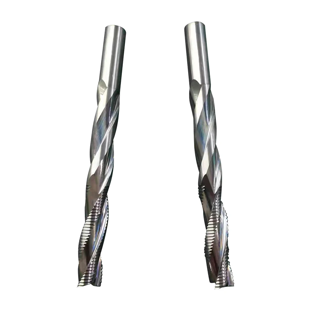 1Pcs Solid Carbide roughing end mill 3 Flutes Spiral Carbide Mill Tool Cutters for electric wood milling slotting tool