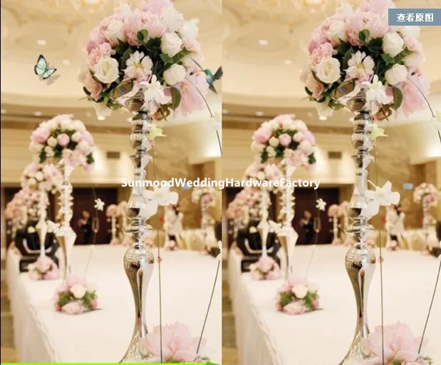 

Large Floral metal flower stand centerpieces for wedding senyu0984