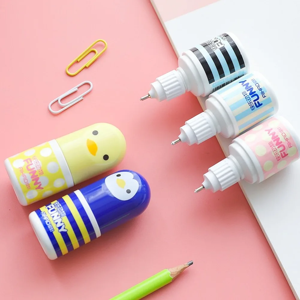 プラスチック製の修正流体補正テープクリエイティブ修正テープオフィス学用品かわいい文房具ノベルティシック
