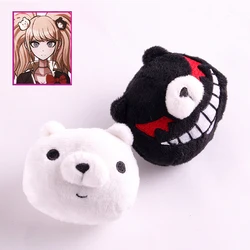 Pinza de pelo de Anime Danganronpa, juguetes de peluche, horquilla, accesorios, Enoshima, Junko, monokuma, oso, niña, kawaii, Cosplay, tocado