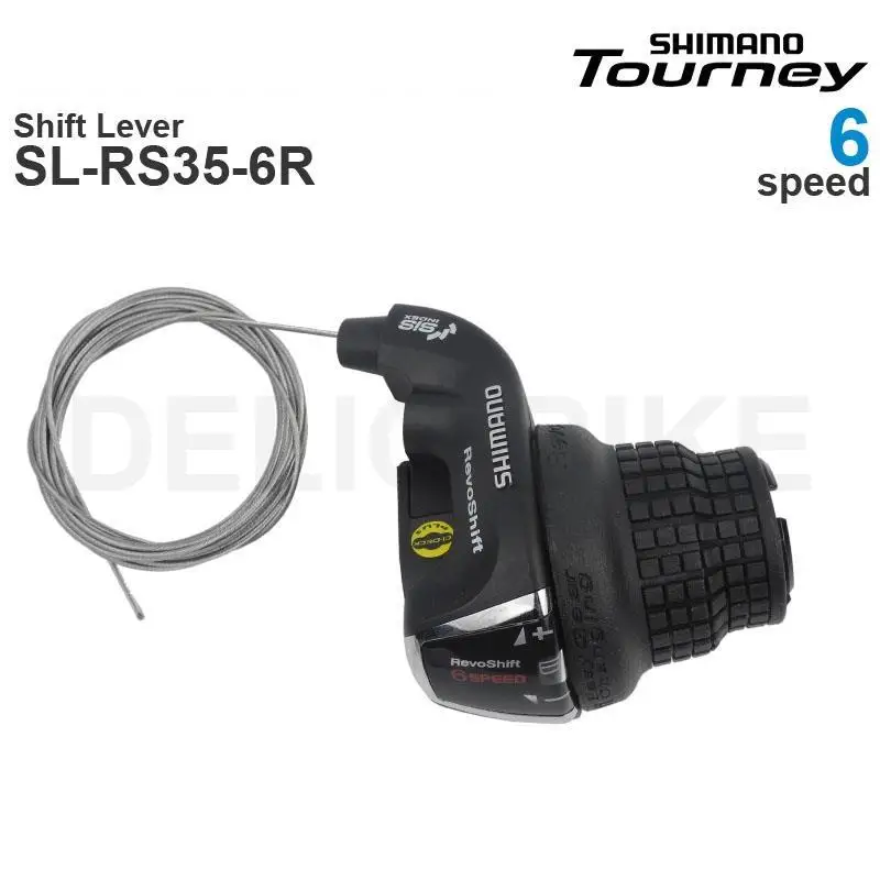 SHIMANO Tourney 3x6/7 Speed Shifters SL-RS35 REVOSHIFT  Shift Lever 3×6s 3×7s  6v 7v 18 21 Speed  Original parts