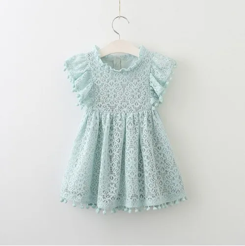 

NEW White Toddler Girl Summer Lace Dress 6 7 8 Year Princess Birthday Party Dress Children Clothing Kids Girl Ball Gown Dress