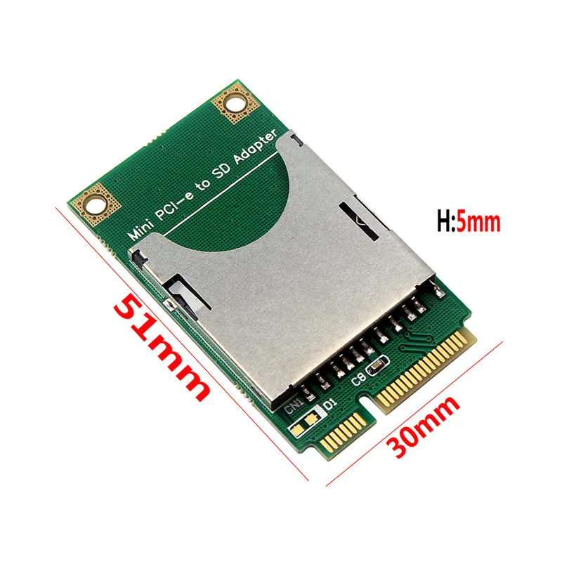 Mini PCI-E Express Pci-express в SD SDHC MMC Устройство чтения карт памяти