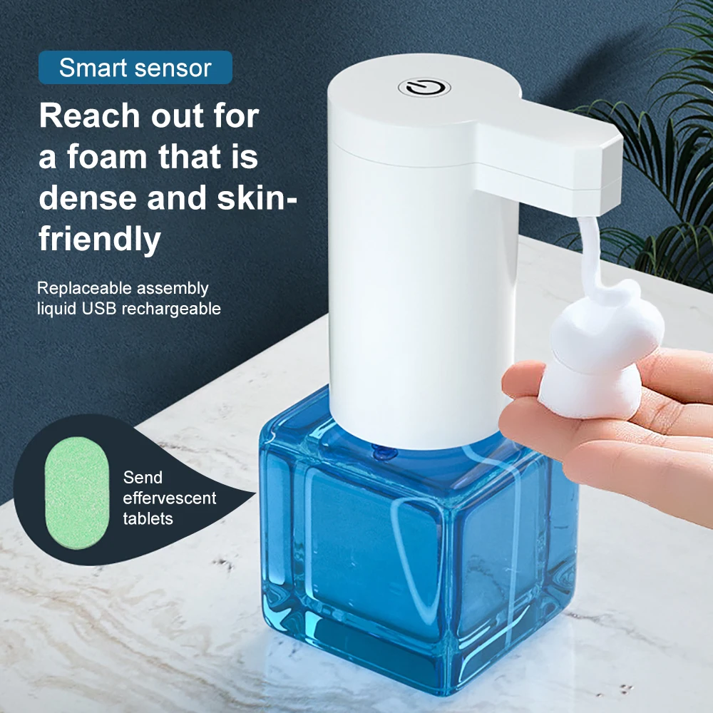 

Automatic Foam Soap Dispensers Bathroom Smart Waterproof High Quality Washing Hand Soap Dispenser Home Clean Tools USB Charging