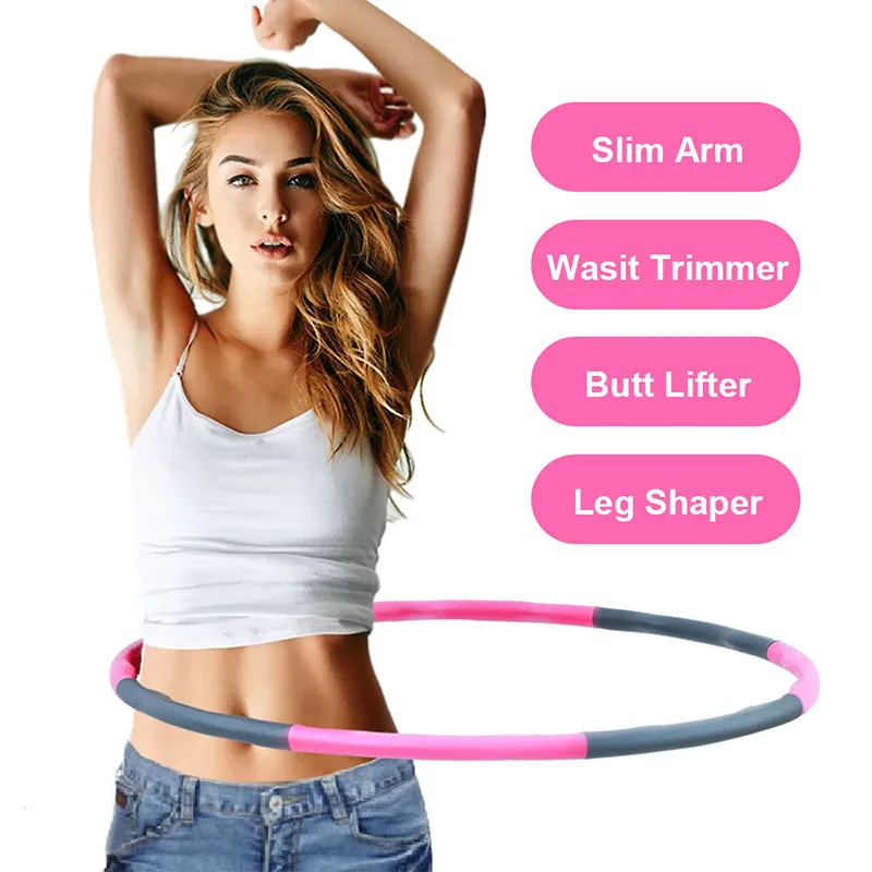 8 Section Detachable Hoola Hoop Slimming Hoop Exercise Equipment Hoops For Weight Loss