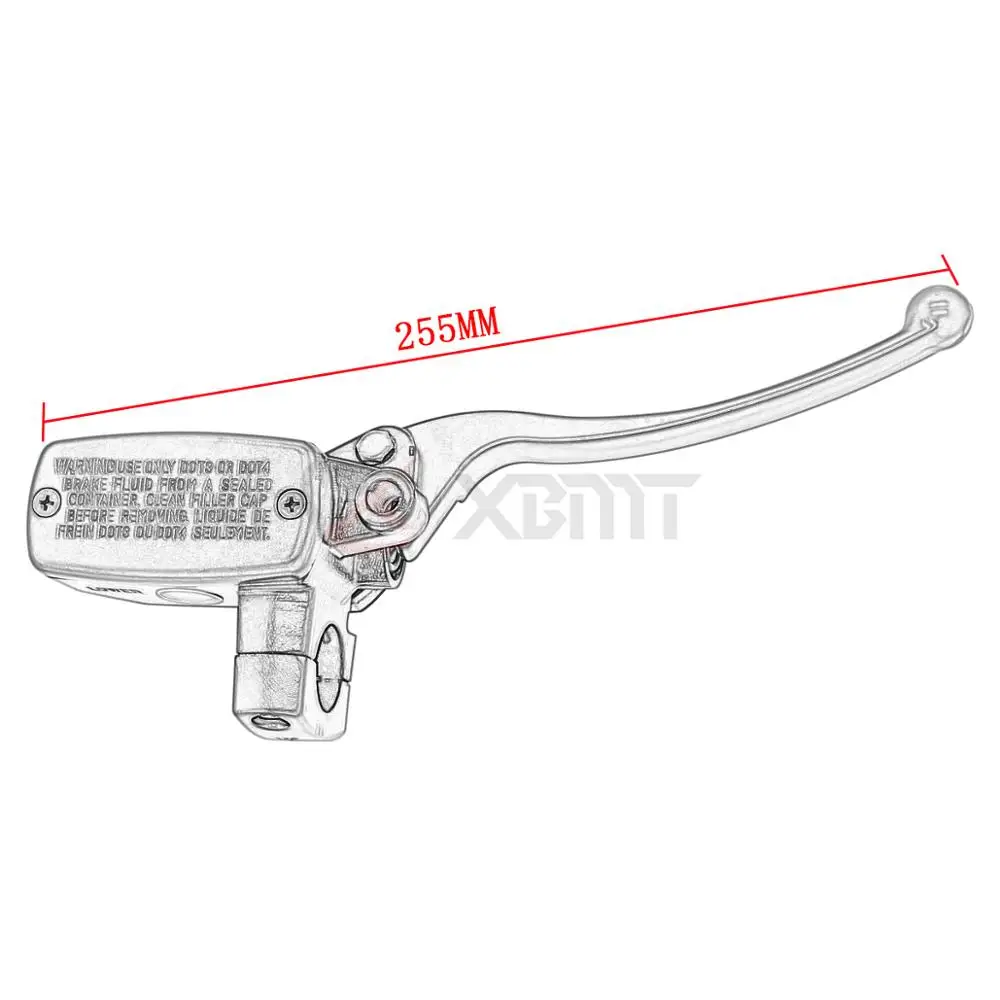 Motorcycle Right Brake Master Cylinder Reservoir Lever For Honda Steed 400/600 Shadow VT600 ACE VT400 750 Magna 250