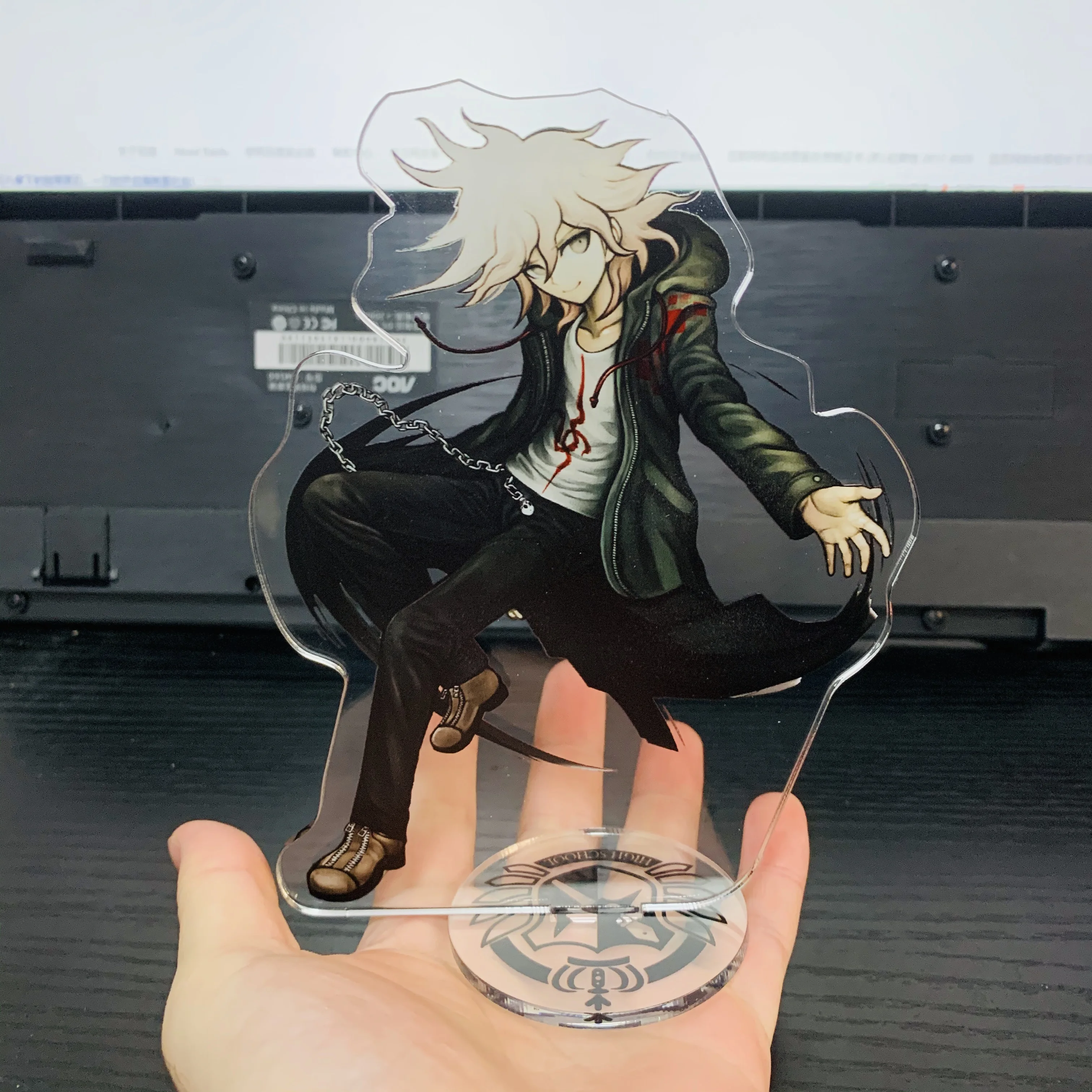 Game Danganronpa Figure Nagito Komaeda Kirigiri Kyouko Togami Byakuya Cosplay Acrylic Stand Model Prop Fans Christmas Gifts