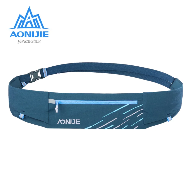 Aonijie Ultralight Running Heuptas Outdoor Sport Belt Zak Draagbare Fanny Pack Zakken Voor Camping Jogging Fitness Gym W8105