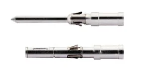Heavy Duty Connector Silver Male and Female Crimp Contacts Pin 10 A For HD, HDD, HM, HK, HQ Vibration resistance