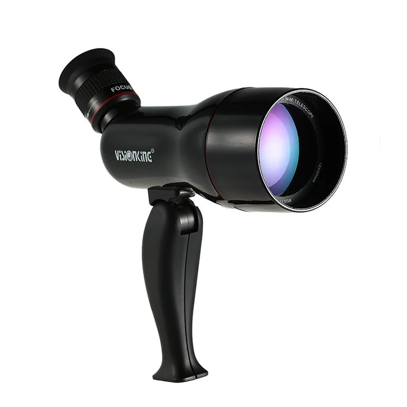 

Handheld 18x50 Spotting Scope Black HD BAK4 Prism Outdoor Camping Hiking Bird-watching Monocular Telescope