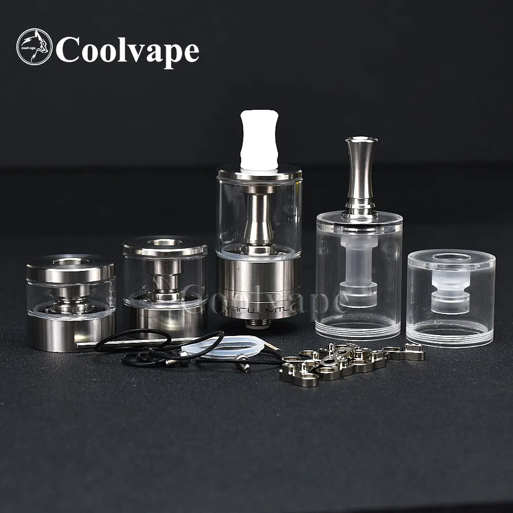 

SteamTuners Dvarw mtl FL rta распылитель rta taifun дрип-тип 316ss 22 мм перестраиваемый поток воздуха с одной катушкой rta распылитель бак rta