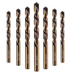 XUHAN high quality 1.0-13mm Cobalt Coated Twist Drill Bit Set HSS M35 Gun Drill Bit For Wood/Metal Hole Cutter Power Tools