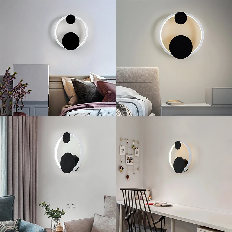 

Modern Design LED Wall Lamp Nordic Indoor Wall Sconce Lamp 14W Aluminum Nightlight For Living Room Bedroom Bedside Decor 85-265V