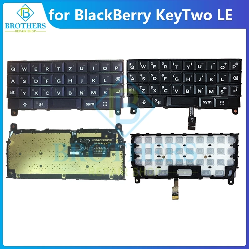 Keypad for BlackBerry Keytwo Key2 LE KeyOne DTEK70 Keyboard Button With Flex Cable Phone Replacement Parts Black Silver Test Top