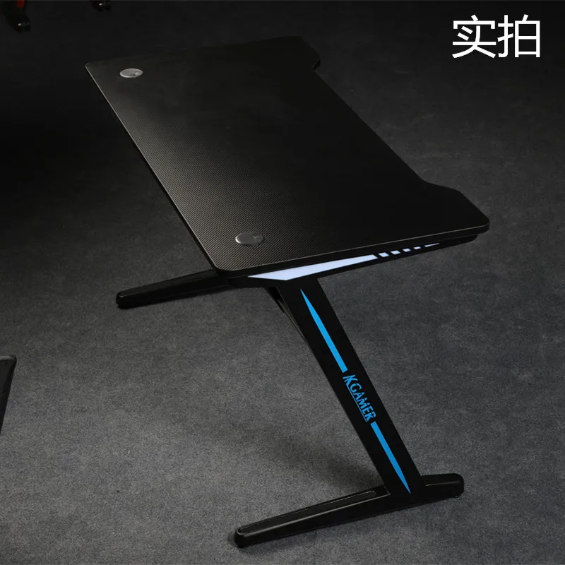 100x60x73cm Quality Gaming Desk Cool Black Game Table Computer Desktop Home Gaming Table Bedroom Simple Game Desk Optional 120cm